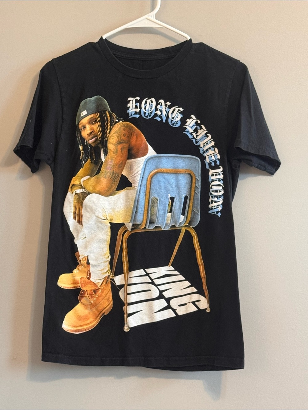 King Von Long Live Von Black Graphic Rap Tee Shirt Size Small